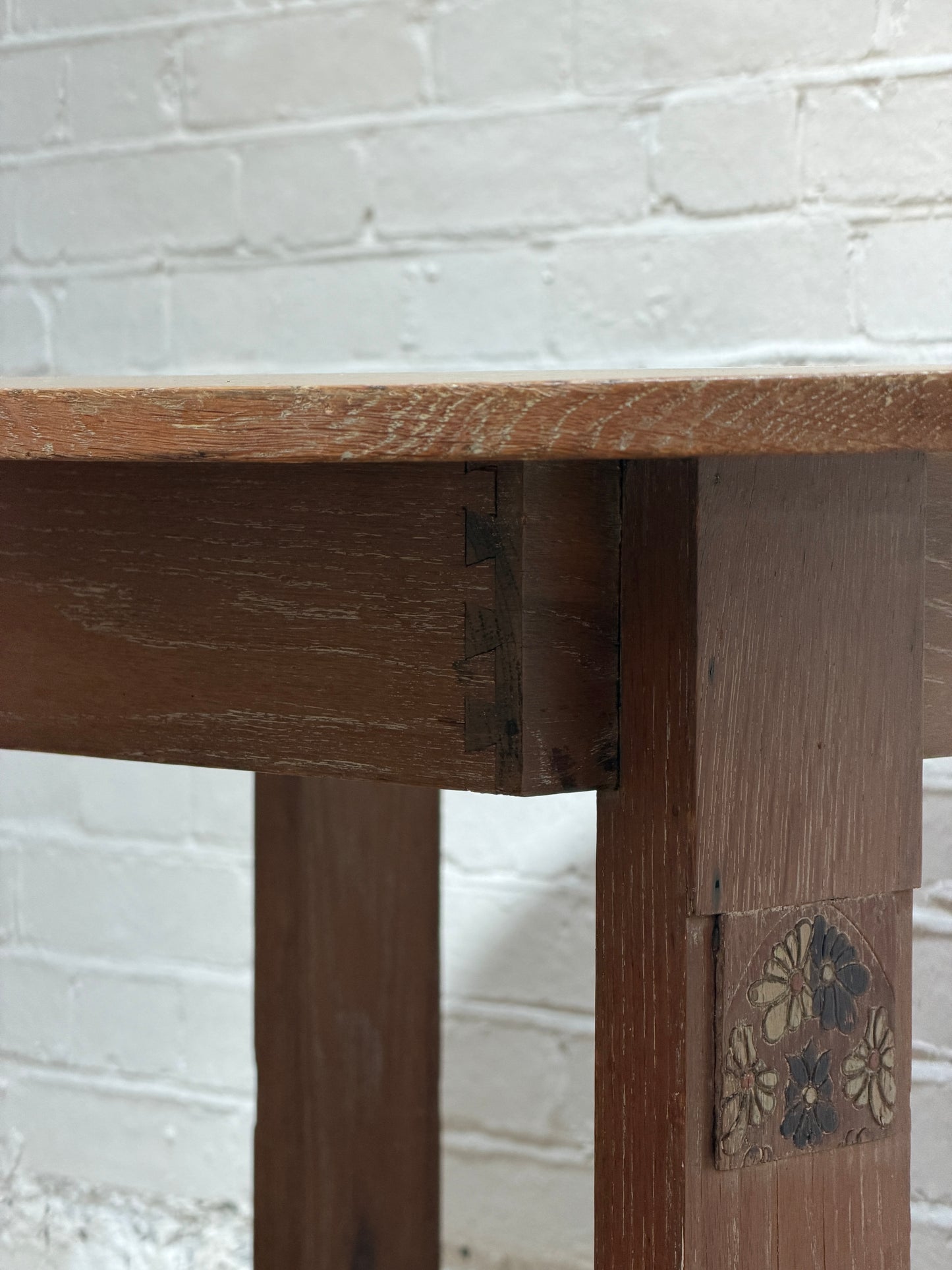 HEALS OAK DINING TABLE