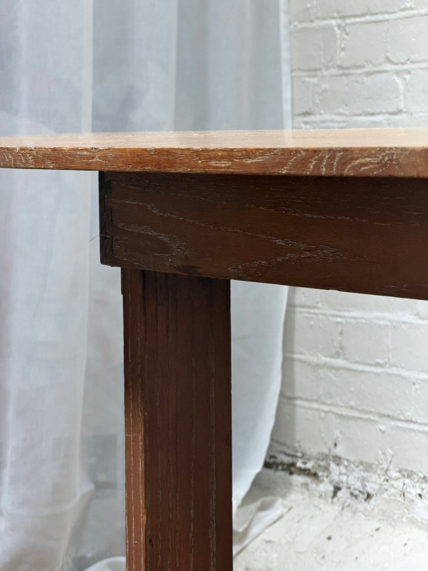 HEALS OAK DINING TABLE