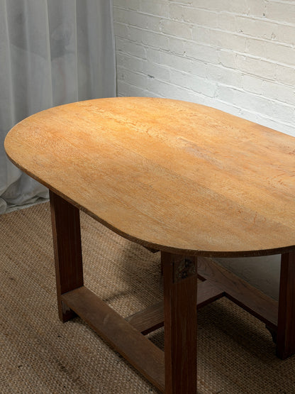 HEALS OAK DINING TABLE