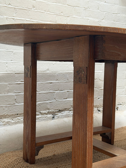 HEALS OAK DINING TABLE