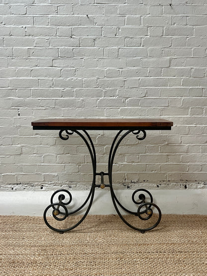 IRON & ELM CONSOLE TABLE