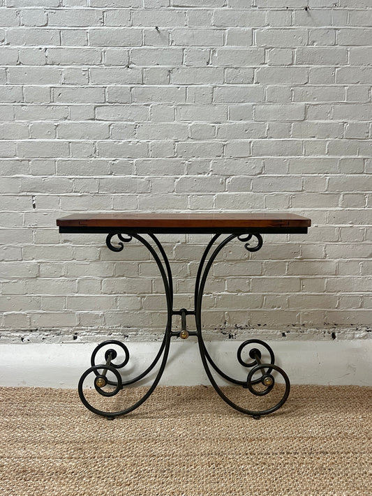 IRON & ELM CONSOLE TABLE