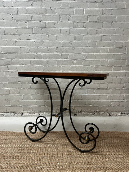 IRON & ELM CONSOLE TABLE
