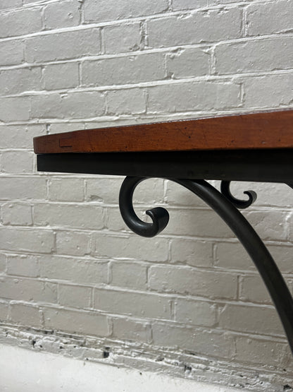 IRON & ELM CONSOLE TABLE