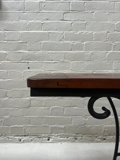 IRON & ELM CONSOLE TABLE