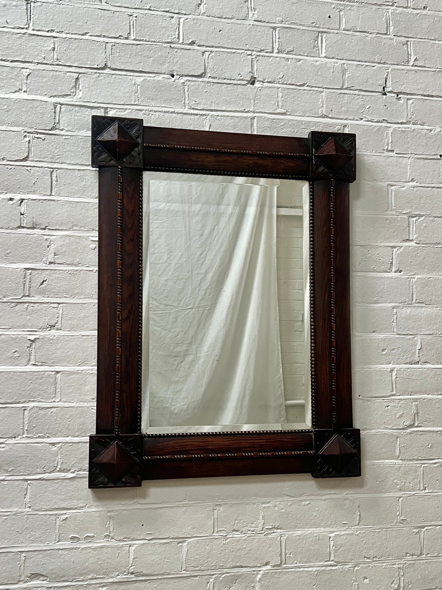 ARTS AND CRAFTS LARGE MIRROR