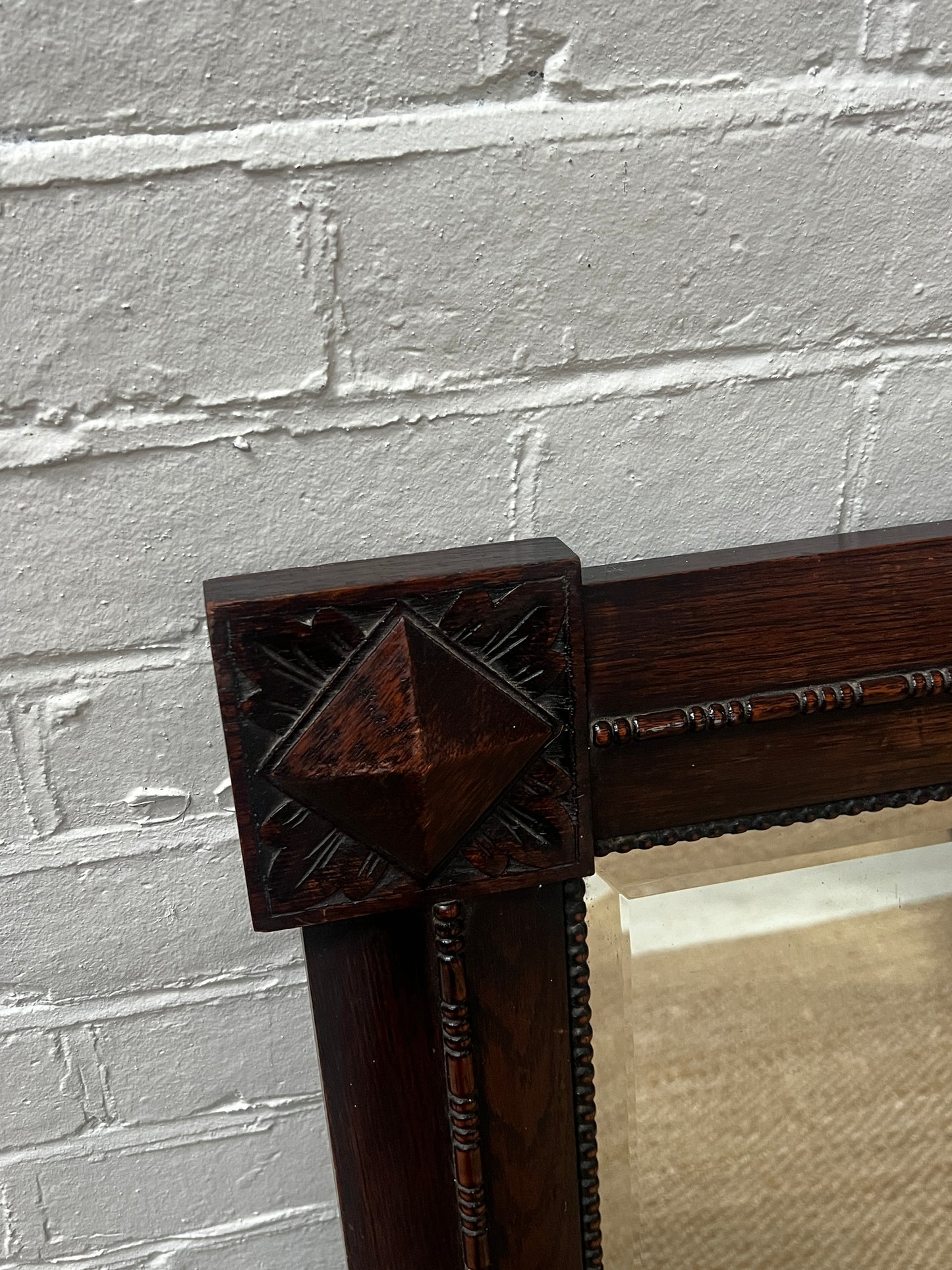 ARTS AND CRAFTS LARGE MIRROR