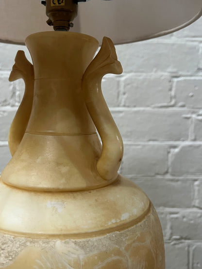 ARTS & CRAFTS SOAPSTONE TABLE LAMP