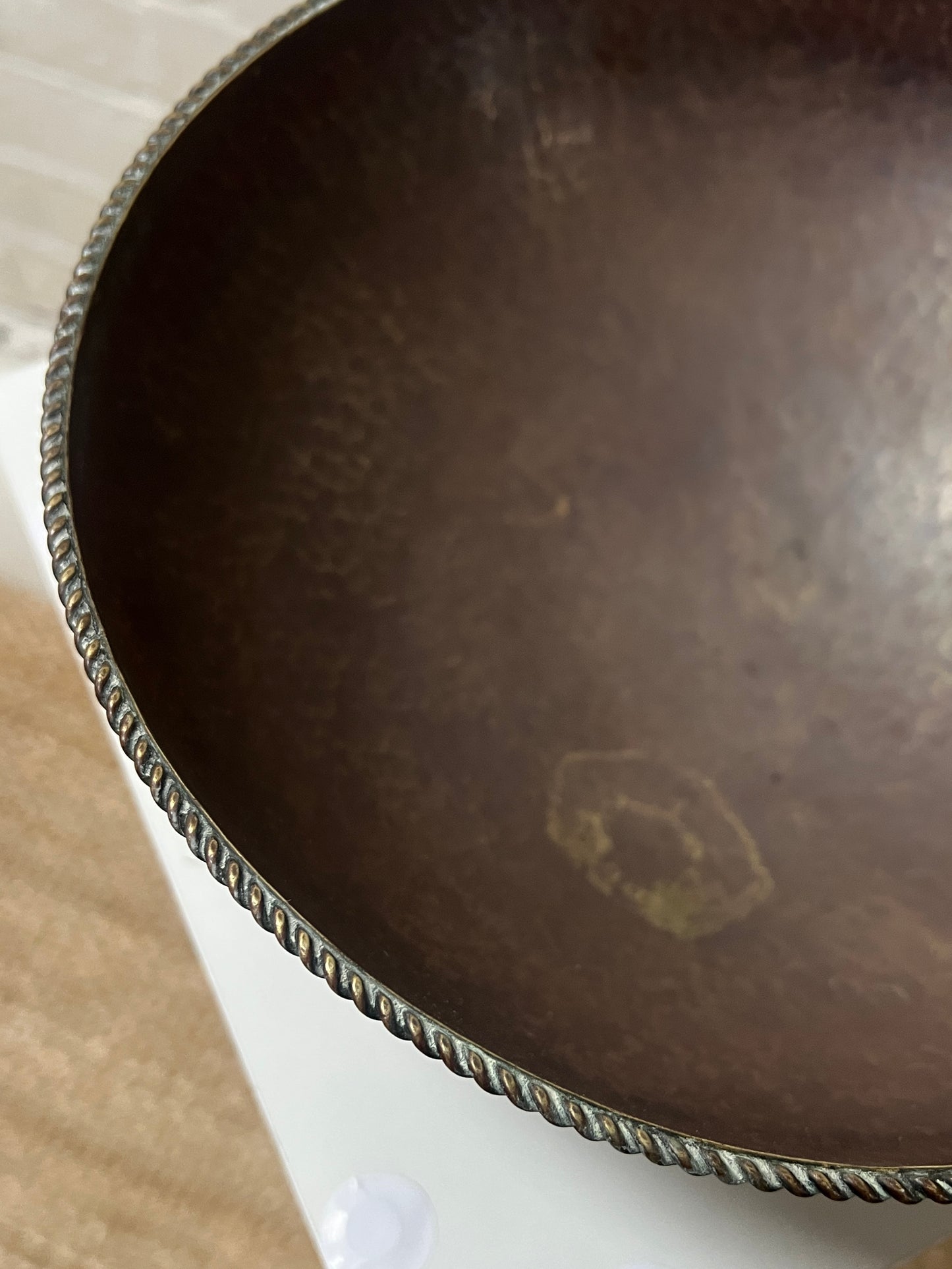 ARTS & CRAFTS COPPER BOWL