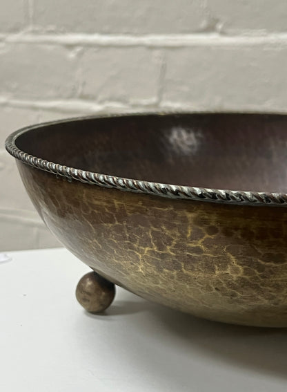 ARTS & CRAFTS COPPER BOWL