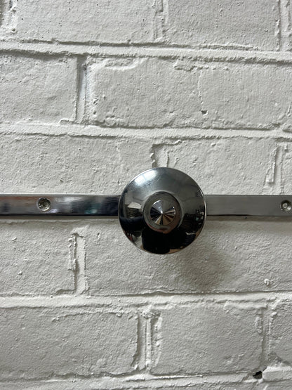 ART DECO CHROME HOOKS