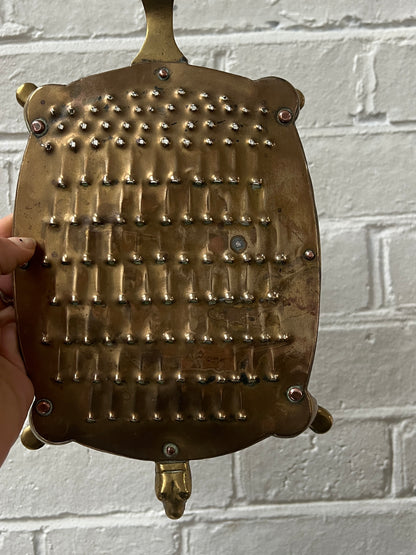 BRASS TORTOISE CHEESE GRATER