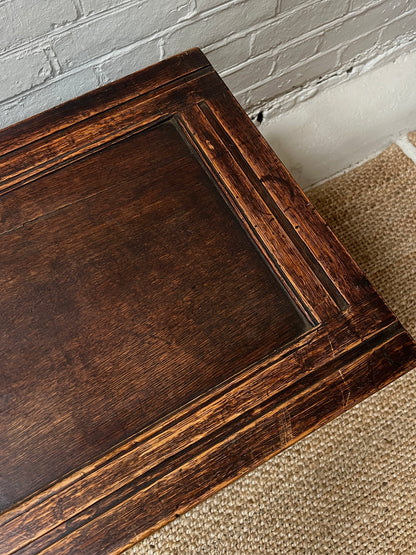 ANTIQUE CARVED COFFER