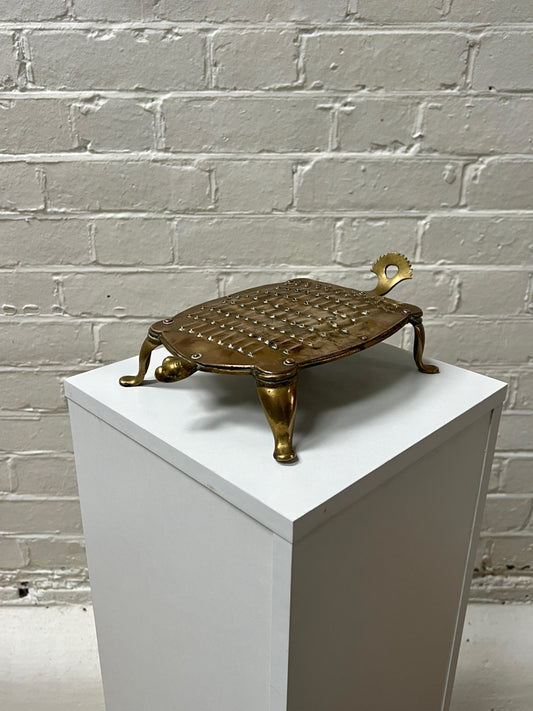 BRASS TORTOISE CHEESE GRATER