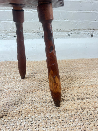 CARVED 'WIGGLE' STOOL