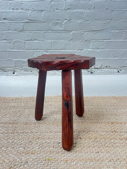 CARVED 'LEAF' STOOL
