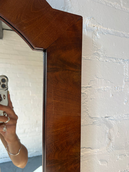 ARCHED WOODEN MIRROR