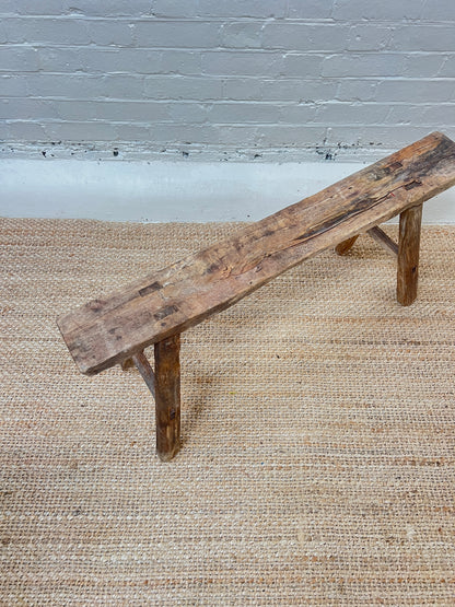 SLIM RUSTIC BENCH