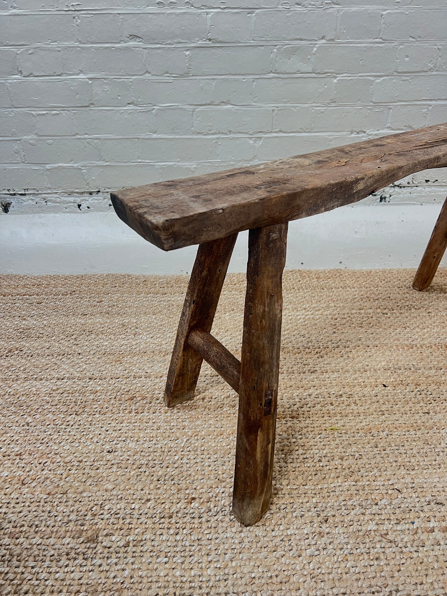 SLIM RUSTIC BENCH