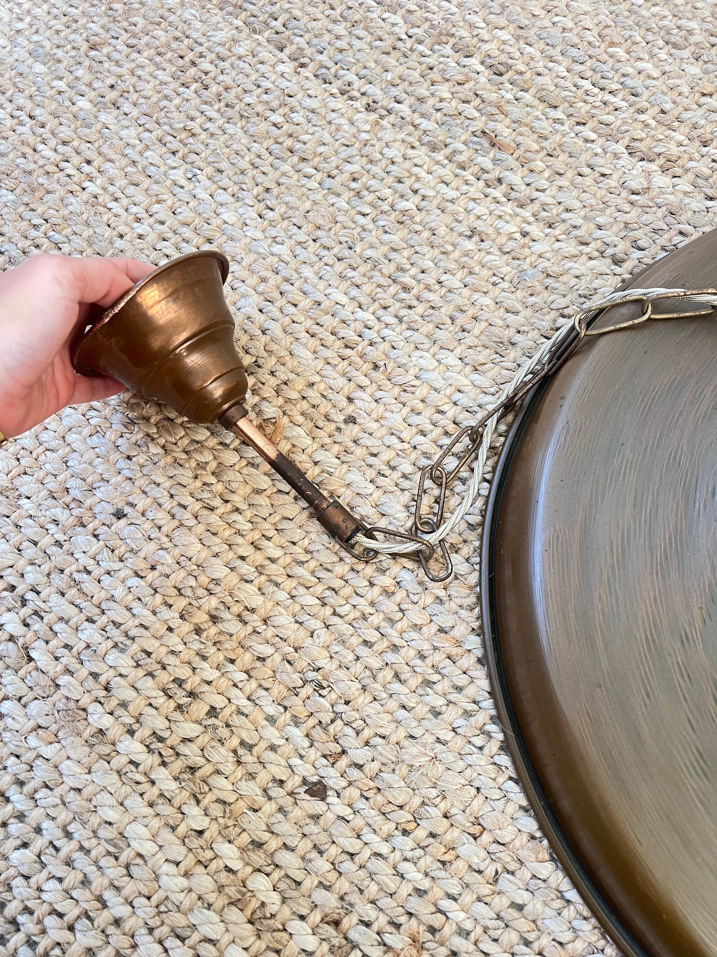 DANISH COPPER CEILING PENDANT