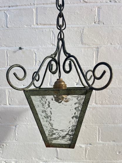 ART DECO GLASS CEILING LANTERN