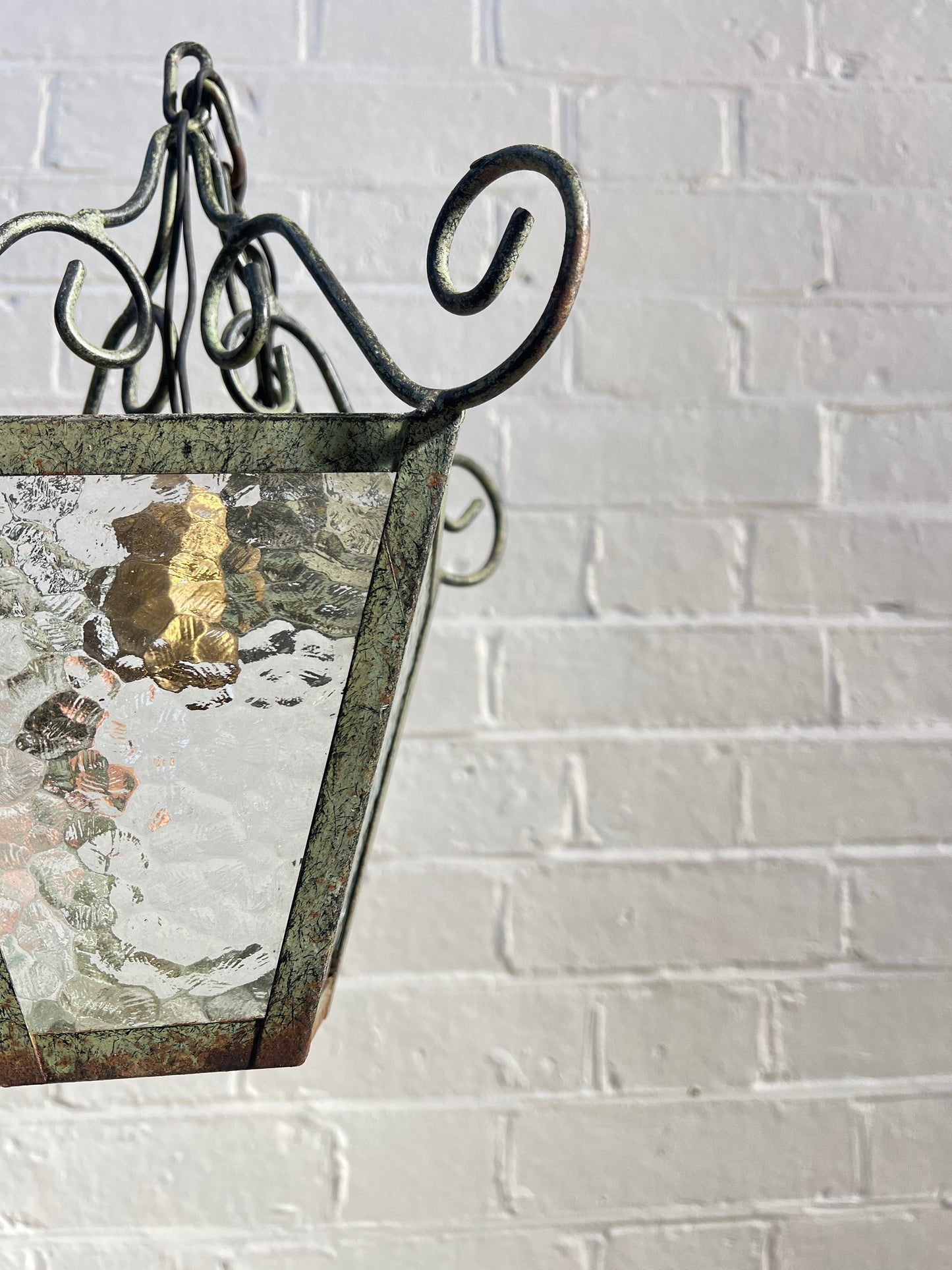 ART DECO GLASS CEILING LANTERN