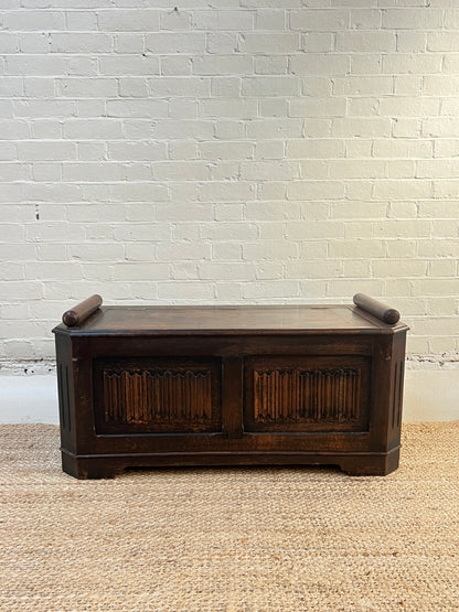 30S CARVED COFFER