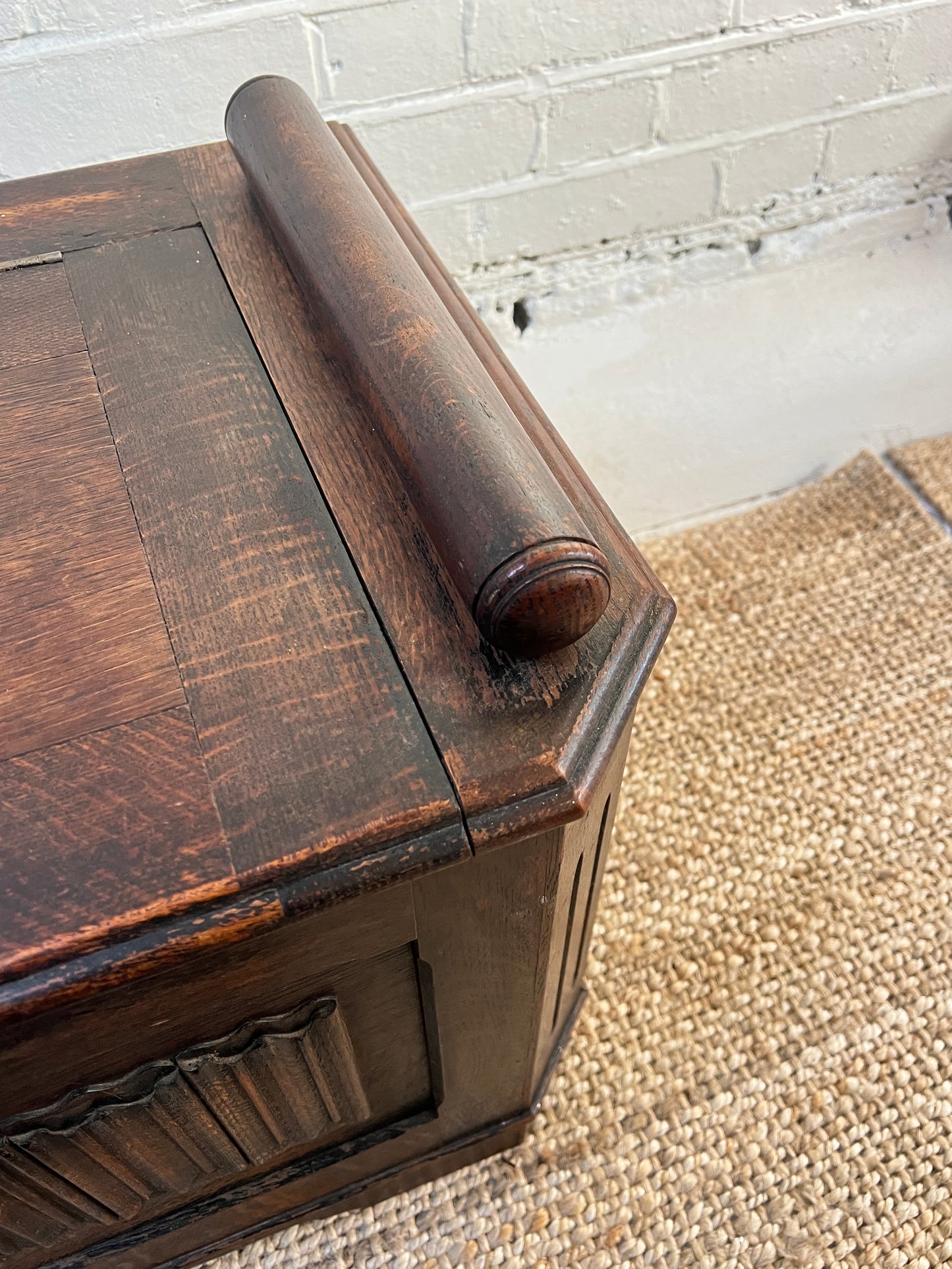 30S CARVED COFFER