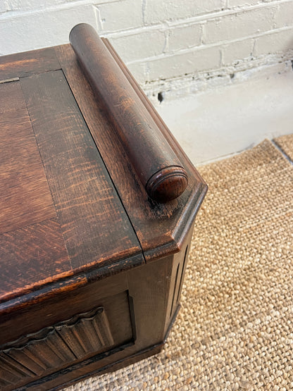 30S CARVED COFFER