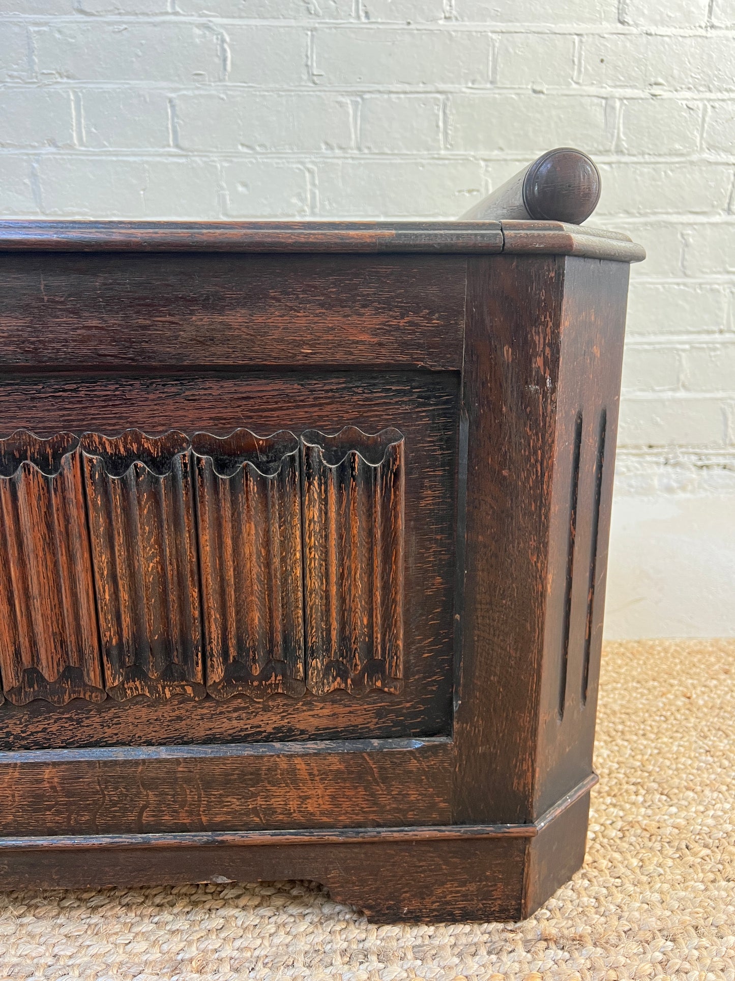 30S CARVED COFFER