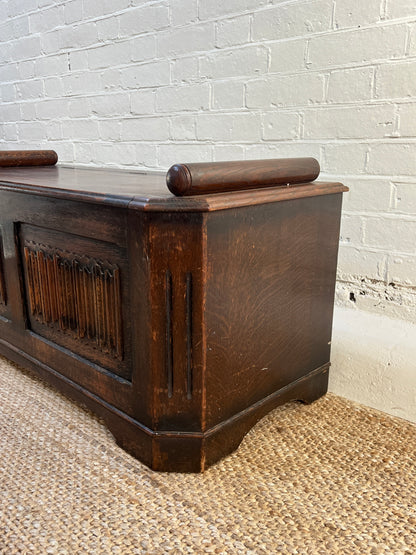 30S CARVED COFFER