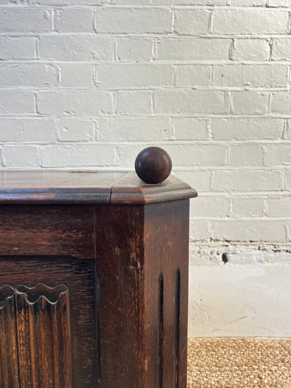 30S CARVED COFFER