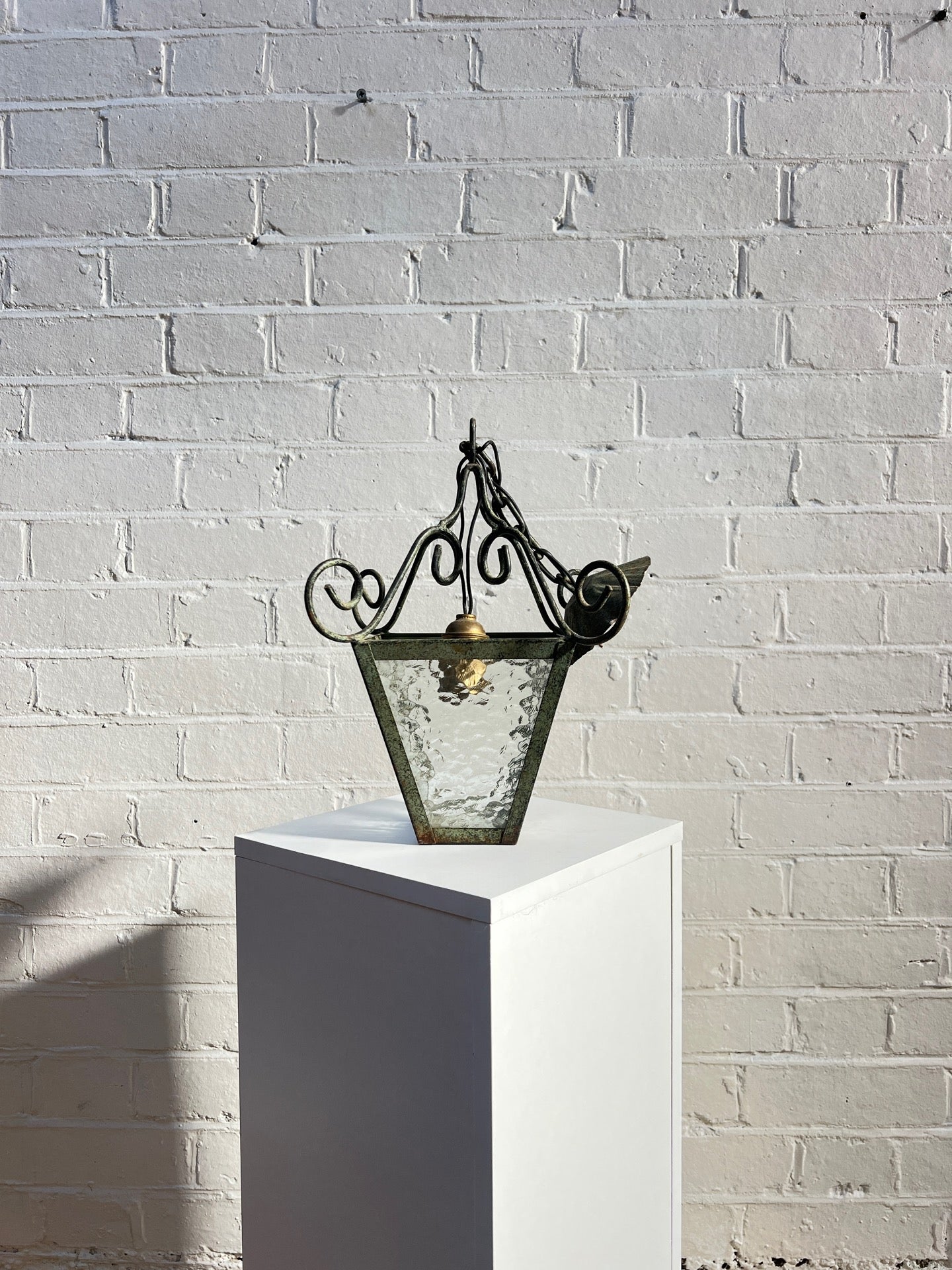 ART DECO GLASS CEILING LANTERN