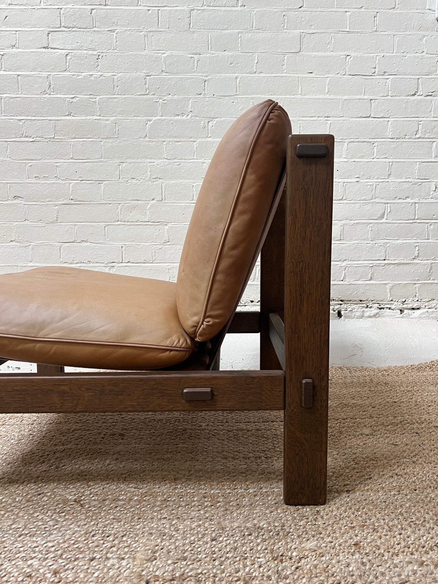 70S BRUTALIST LOUNGE CHAIR - HEAVY PATINA