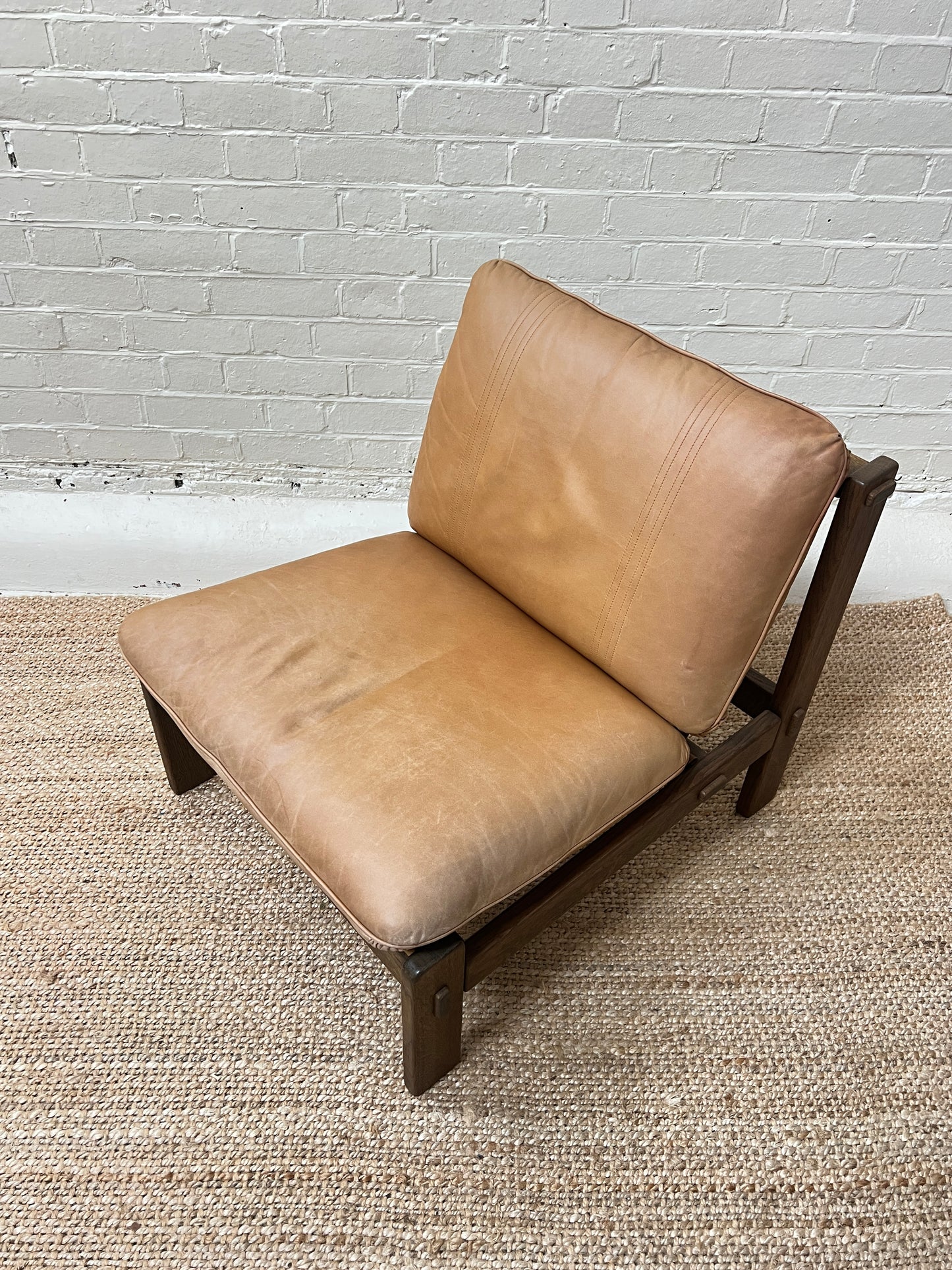 70S BRUTALIST LOUNGE CHAIRS