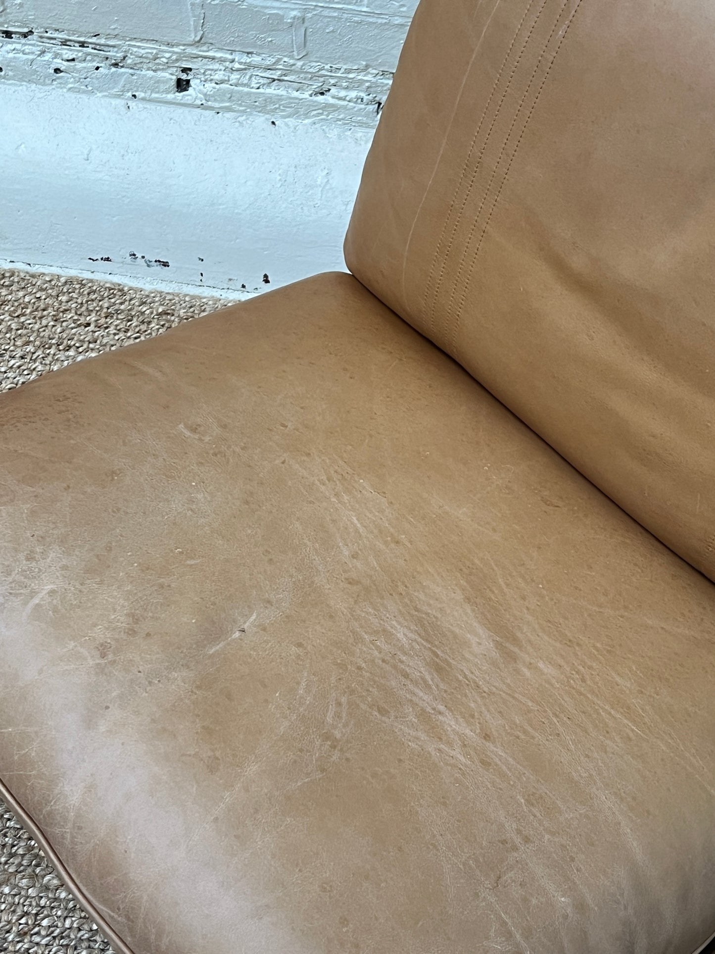 70S BRUTALIST LOUNGE CHAIR - HEAVY PATINA