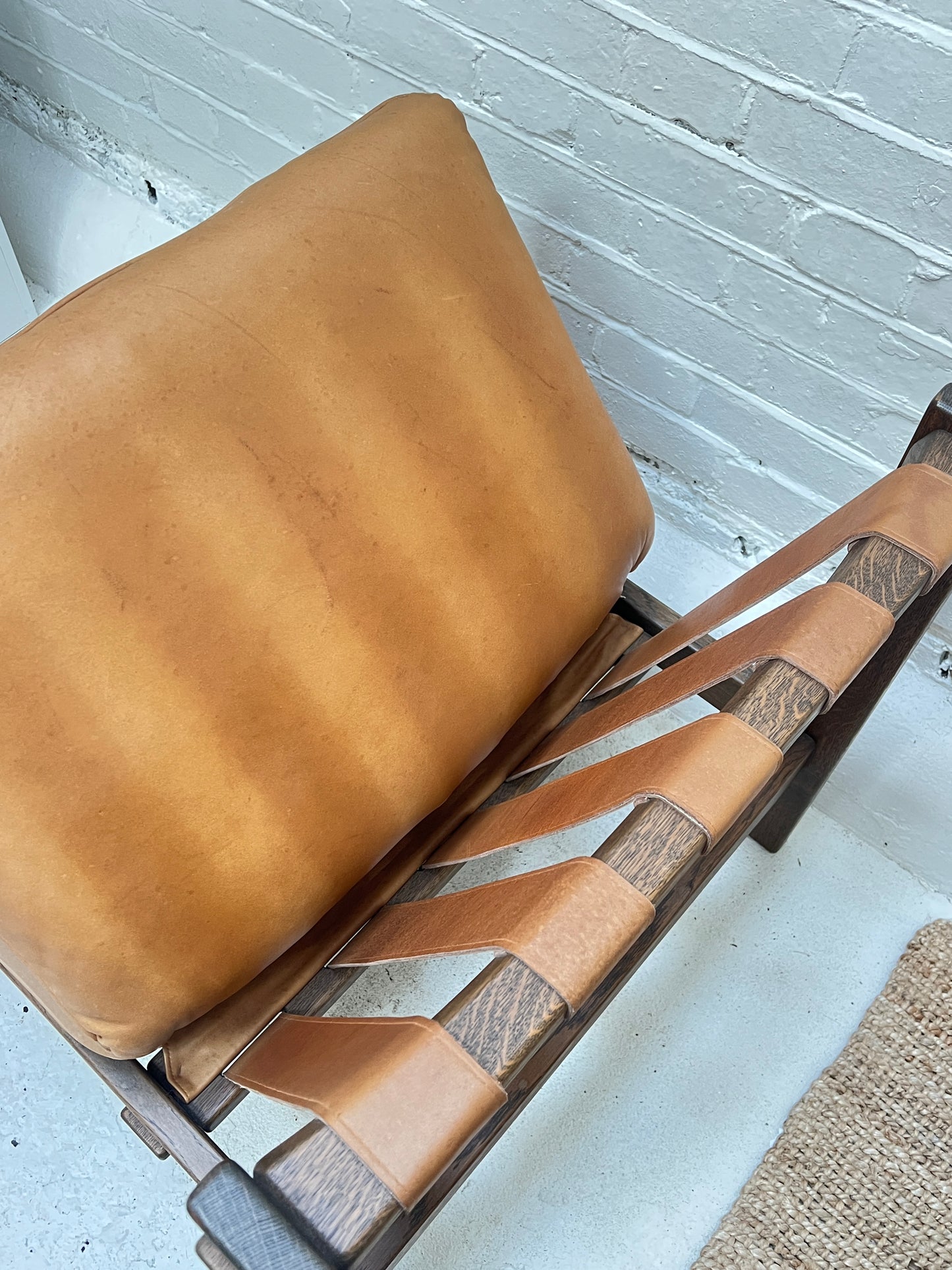 70S BRUTALIST LOUNGE CHAIR - HEAVY PATINA