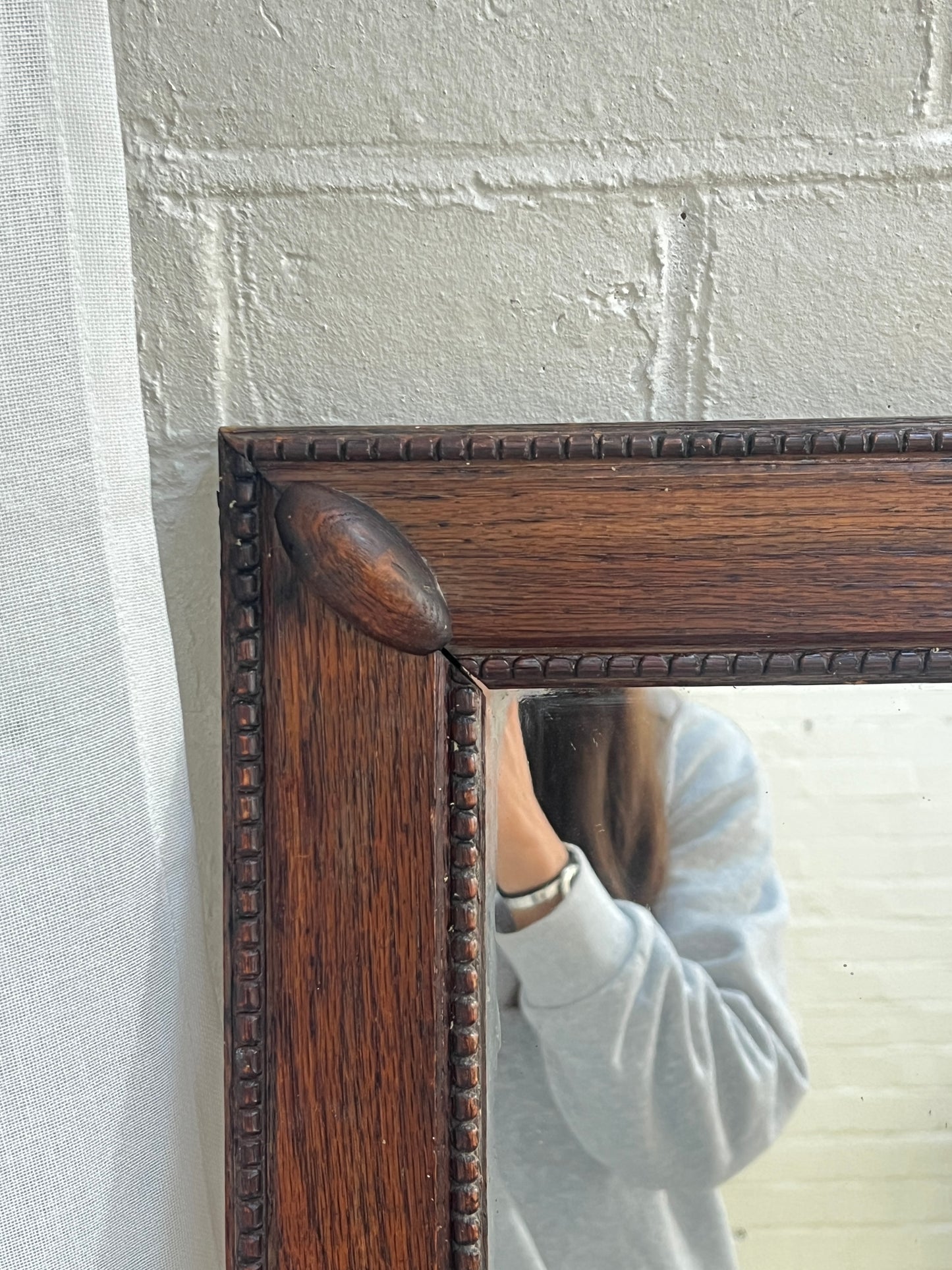 SMALL ARTS AND CRAFTS MIRROR