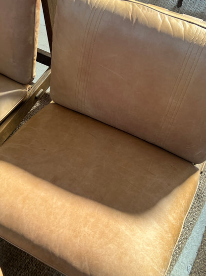 70S BRUTALIST LOUNGE CHAIRS