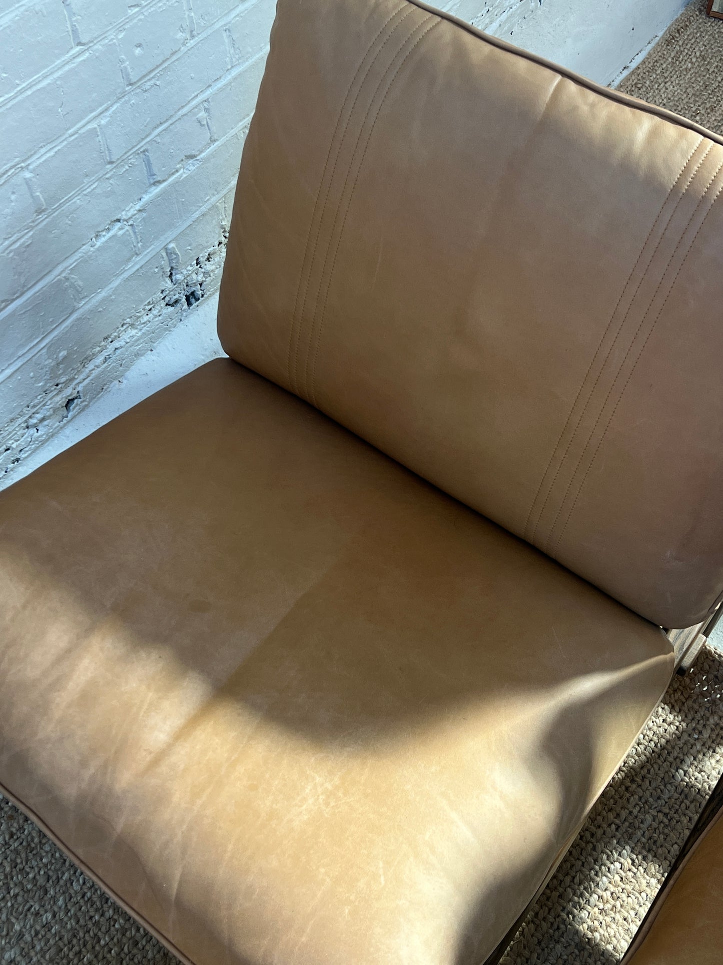 70S BRUTALIST LOUNGE CHAIRS