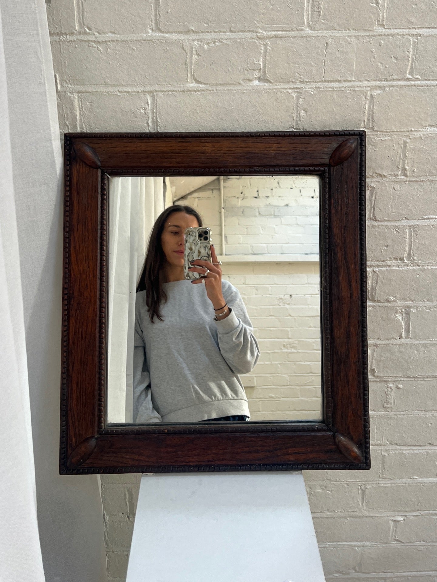 SMALL ARTS AND CRAFTS MIRROR