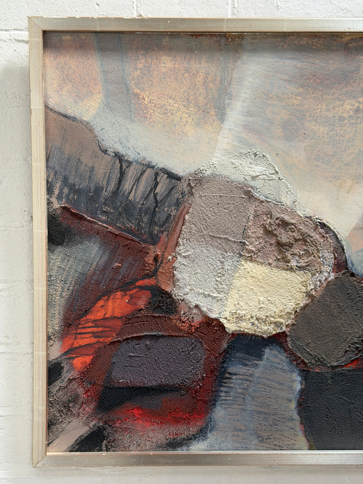 SWEDISH PURPLE RED PAINTING