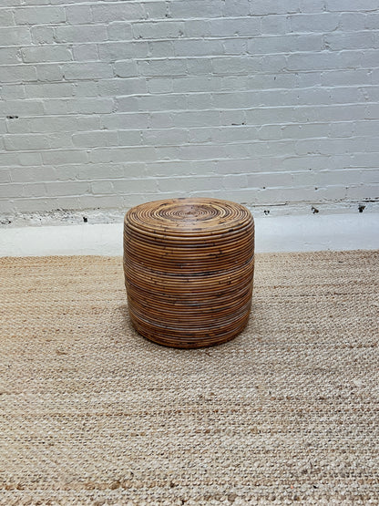 RATTAN CANE STOOL