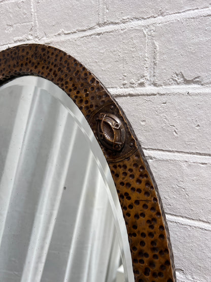 HAMMERED ARTS AND CRAFTS MIRROR