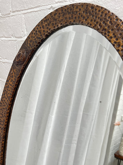 HAMMERED ARTS AND CRAFTS MIRROR
