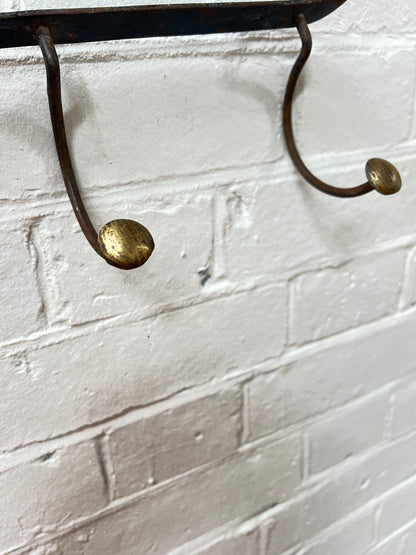 FIVE ARM IRON WALL HOOKS