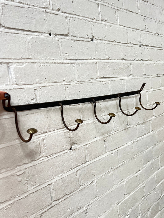 FIVE ARM IRON WALL HOOKS