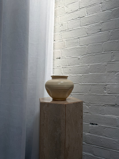 ART DECO CREAM VASE