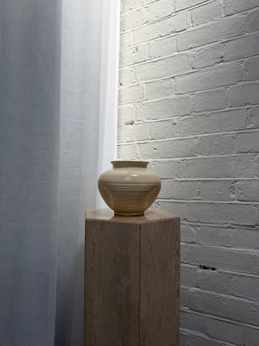 ART DECO CREAM VASE