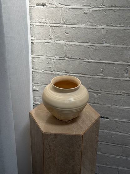ART DECO CREAM VASE